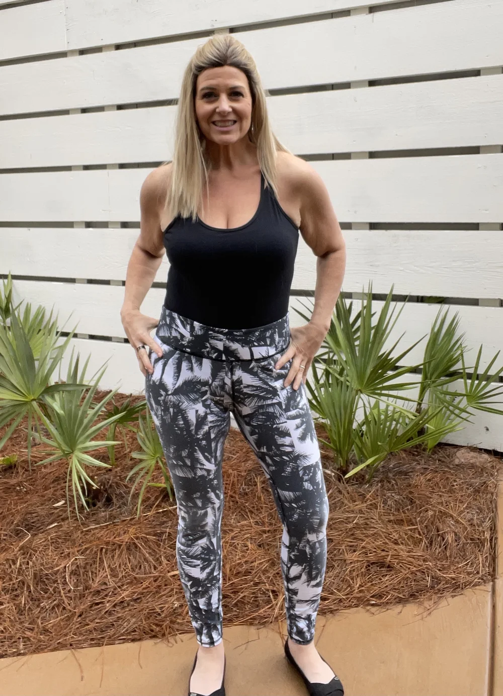 Kristal today, standing outdoors, smiling